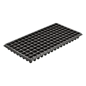 128 Cells Plastic Plug Seed Starting Grow Germination Tray For Greenhouse Vegetables