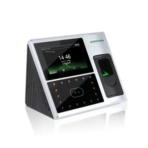 High Quality Multi- Biometric Time Recording Face Fingerprint Time Attendance Access Control System With Dual Camera