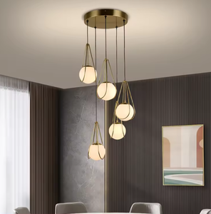 Lumière suspendue LED en forme de boule de verre personnalisable Zeal Lighting Indoor Clear Glass Pendant Light - Product Image 3