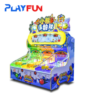 Playfun Fabricants En Gros <span class=keywords><strong>Petit</strong></span> Ours <span class=keywords><strong>Bowling</strong></span> Carnaval Rédemption Enfants Capsule Ball Intérieur Interactive Machine De Jeu Vidéo - Product Image 1