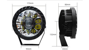 Projecteur rond <span class=keywords><strong>de</strong></span> 5 pouces et 7 pouces, éclairage <span class=keywords><strong>de</strong></span> <span class=keywords><strong>travail</strong></span> LED pour voiture, anti-poussière, modifié, véhicule tout-terrain, <span class=keywords><strong>phare</strong></span> avant super lumineux pour pare-chocs - Product Image 4