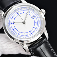 Montre mécanique automatique de luxe ultra-fine pour homme, mouvement importé 9015, acier inoxydable, aiguilles, diamètre 40 mm, 8 mm
