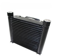 Échangeur de chaleur à plaques refroidi par air avec ventilateur 12V 50L/min pour moteur d'hélicoptère et refroidissement hydraulique de véhicule amphibie