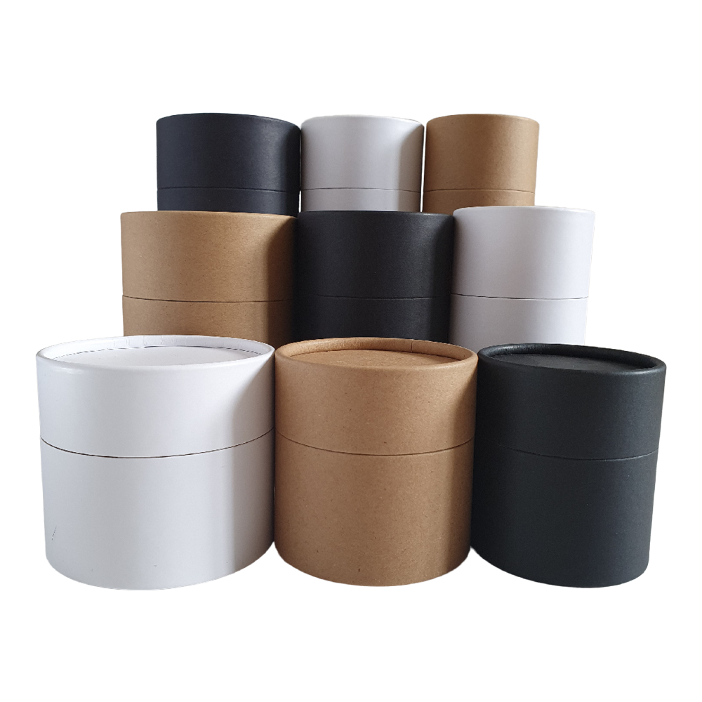 Factory Wholesale Customised Various Paper Tube Kraft Cardboard Paper Can Gift Paper Packaging Tube