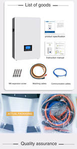 <span class=keywords><strong>Powerwall</strong></span> baterai Lithium Ion, kapasitas besar 51.2V 200ah 10KW sistem penyimpanan energi surya baterai Lithium Ion terpasang di dinding rumah baterai Lifepo4 - Product Image 3