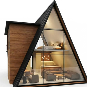 Casa Prefabricada de Acero, Ligera, Aislada y Modular para Vacaciones en Resorts al Aire Libre, <span class=keywords><strong>Fácil</strong></span> de Instalar, Resistente al Fuego - Product Image 4