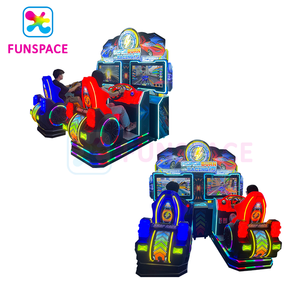 Funspace năng động chuyển động Ghế đồng tiền hoạt động Arcade trò chơi video lái xe mô phỏng hai người trò chơi đua xe máy cho trung tâm trò chơi - Product Image 4