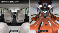 Siège inclinable VIP en cuir diamanté ivoire pour intérieur haut de gamme Dingkong Vito W447, conversion arrière MPV |   Personnalisation OEM