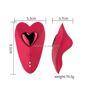 Donne mutandine vibranti indossabili in fabbrica con vibratore mutandine a forma di <span class=keywords><strong>battito</strong></span> <span class=keywords><strong>cardiaco</strong></span> a distanza - Product Image 4