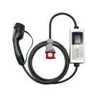 Kabel Harness pengisian daya, kabel PVC & karet tipe US 2 16A 1 fase EV, dengan colokan pengisian untuk mobil elektrik