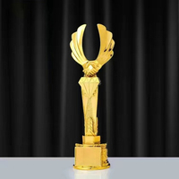 Trophée en métal personnalisé au design de petit pont, plaqué or, récompenses en résine, prix de gros, trophée de compétition – Meilleur prix