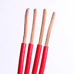 Noyau de cuivre BVR PVC isolé fabricants de câbles flexibles industrie 2.5mm2 ~ 6mm2