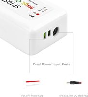 Contrôleur LED intelligent sans fil Helan SP105E Ws2812b adressable 2048 pixels, contrôlé par application, compatible SK6812 Ws2815 Ws2813 APA102, pour intérieur