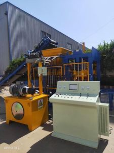 Donyue QT4-15 Tự Động Interlock Nhà Sử Dụng Xi Măng Khối Máy Làm Bê Tông Gạch Nhà Sản Xuất Động Cơ Máy Bơm Đúc Dòng Cho Cát Nguyên - Product Image 3