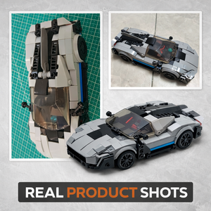 Set de Bloques de Construcción DIY de Modelos de Coches Populares: Diversión Creativa de Construcción DIY, Juguete Clásico de Coches de Carreras de Bloques de Ladrillos DIY - Product Image 5