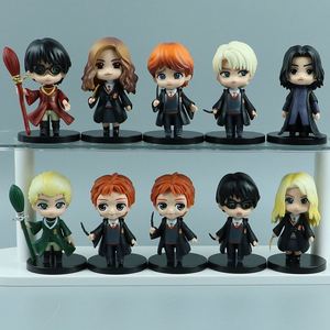 Versione Q per Action Figure di <span class=keywords><strong>Harry</strong></span> <span class=keywords><strong>Potter</strong></span>, Hermione e Ron, Personaggi in PVC per Decorazione Giocattoli - Product Image 1