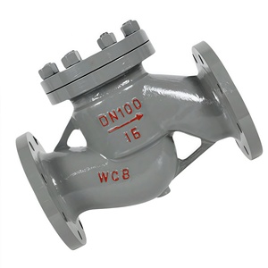 DN100 PN16 WCB <span class=keywords><strong>Clapet</strong></span> <span class=keywords><strong>anti</strong></span>-<span class=keywords><strong>retour</strong></span> à bride manuel à haute température en acier au carbone pour les clapets <span class=keywords><strong>anti</strong></span>-<span class=keywords><strong>retour</strong></span> NRV à eau - Product Image 3