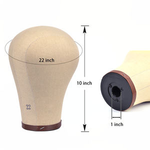 Tête de Perruque de 21 Pouces/22 Pouces/23 Pouces Tête de <span class=keywords><strong>Mannequin</strong></span> avec Support et Trous de Montage - Product Image 4