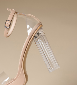 Up-2405J femmes élégant Sexy <span class=keywords><strong>bout</strong></span> <span class=keywords><strong>ouvert</strong></span> pompes Sexy été talons transparents <span class=keywords><strong>bout</strong></span> <span class=keywords><strong>ouvert</strong></span> sandales à talons - Product Image 4