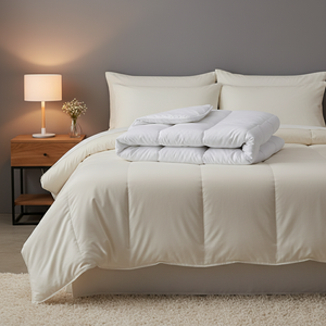 PIKOLIN Edredón Transpirable Otoño-Invierno 300gr con Relleno de Fibra Ecofill con Tacto de Plumón para Cama de <span class=keywords><strong>135</strong></span> cm (220 X 220 Cm) - Product Image 5