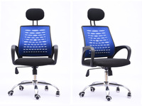 Chaise de bureau moderne en tissu maillé à dossier mi-haut, réglable en hauteur, avec dossier personnalisable, base métallique coulissante, logo personnalisé, pour la maison et le bureau (vente en gros)