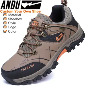 Zapatos de senderismo de alta calidad para hombre, Otoño Invierno, deportes al aire libre para hombre, botas de montaña, impermeables, zapatos atléticos de escalada para hombre