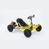 Kart Tout-Terrain pour Adulte, Moteur à Chaîne 90cc, Extérieur, Quatre Roues, à Carburant, pour Drift, en Stock
