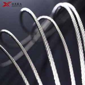 حبل من أسلاك الفولاذ المقاوم للصدأ الصف ، 7x7 7x19 بطول مخصص ولوازمها ؛ الفولاذ الصناعي المحترف ISO laif - Product Image 4