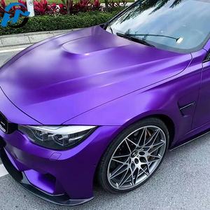 Vente en gros PET TPU Cast HD Satin Céramique Violet Emballage de voiture <span class=keywords><strong>Vinyle</strong></span> Un rouleau complet 1. 52X1.8 M/5X60FT Usine Directe Autocollants de voiture - Product Image 3