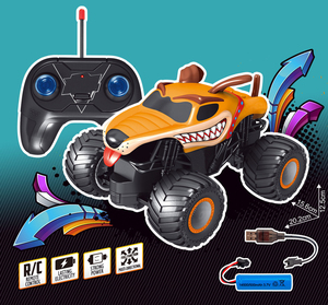 Quái vật BigFoot 1:20 Xe điều khiển từ xa phim hoạt hình quái vật trẻ em Xe bốn kênh leo núi điều khiển từ xa xe - Product Image 2