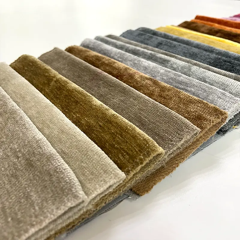 Pabrik profesional grosir kain Chenille kain Sofa harga bahan pelapis untuk pakaian Sofa kain disesuaikan