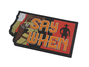 3D Cao Su Chiến Thuật Cao Bồi Phong Cách Với Súng Nói Khi Cụm Từ Chiến Thuật Áo Khoác Ngoài Trời Tự Làm May Trên Vá Cho Túi Hat Áo Sơ Mi May Trên - Product Image 4