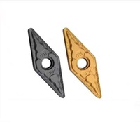 Plaquettes de tournage VNMG 35 degrés rhombiques en carbure pour machine de tournage CNC, pour l'usinage de l'acier inoxydable