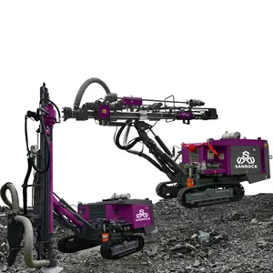 Hydraulic Crawler Drilling Rig Machine 30m Deep Rock Mining Rotary Borehole DTH Drill Rig