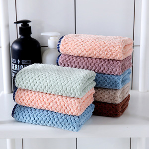 Chiffon de cuisine en microfibre, type <span class=keywords><strong>suspendu</strong></span>, pour le nettoyage et le lavage de la vaisselle, motif ananas, carré, sans peluches, absorbant l'eau - Product Image 4