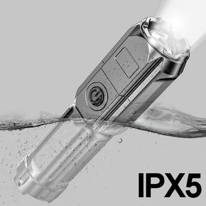 Flashlight High Intensity <b>Led</b> <b>Rechargeable</b> Battery Adjustable Focus Portable Outdoor Camping <b>Home</b> Use White <b>Light</b> - Product Image 5