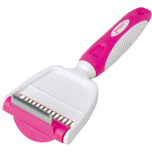 <span class=keywords><strong>Brosse</strong></span> de toilettage pour animaux de compagnie de qualité professionnelle, <span class=keywords><strong>brosse</strong></span> lissante autonettoyante en acier inoxydable, écologique, éliminateur automatique de poils de chien - Product Image 2