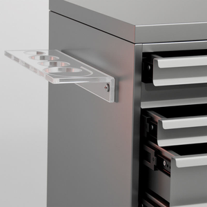 Étagère de rangement multifonctionnelle moderne en acier inoxydable pour salon de coiffure, rangement pour voiture de salon de coiffure - Product Image 2