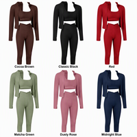 Conjunto Deportivo Premium Personalizado para Mujer, 3 Piezas, Diseño Acanalado, Leggings con Cintura Cruzada y Chaqueta Deportiva con Cierre para Gimnasio y Running