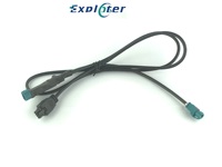 Interface de caméra de recul avec DTV et 3 entrées vidéo, connexion AV 12V pour Peugeot 3008 (explotec)