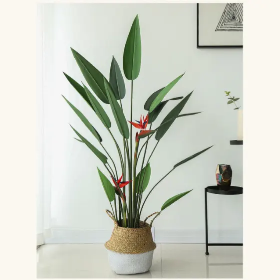 Kunstmatige Paradijsvogel Plant Fake Tropische Palm Voor Indoor Outdoor Decoratie