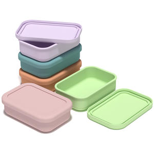 Set di Contenitori per Alimenti in Silicone Senza BPA con Coperchio Ventilato, Lavabili in Lavastoviglie, Utilizzabili in Microonde e Congelatore - Product Image 5