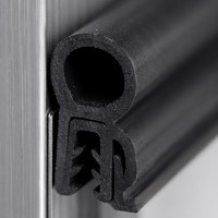 Porte extérieure en aluminium à double battant sur mesure avec accessoires allemands à double vitrage, vérifiée pour l'entrée de villa et de jardin
