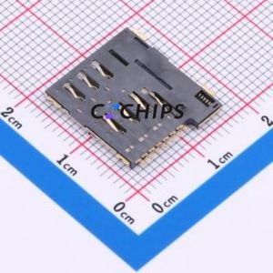 XDSM-0620-0512B SIM Card Connector SMD Connector Self-Return Type Micro SIM Card 1.5mm - Product Image 2