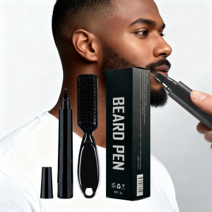 Kit <span class=keywords><strong>per</strong></span> la Cura della <span class=keywords><strong>Barba</strong></span> e <span class=keywords><strong>Set</strong></span> di Penne <span class=keywords><strong>per</strong></span> <span class=keywords><strong>Uomo</strong></span> - Riempitivo <span class=keywords><strong>per</strong></span> <span class=keywords><strong>Barba</strong></span> Organico, Cruelty-Free ed Ecologico con Formula Senza Parabeni |   OEM/Marchio Privato - Product Image 3