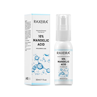 Sérum à l'acide mandélique 10% en gros, 30 ml, liquide pour le visage, anti-âge, exfoliation douce, réduit l'acné et prévient les premiers signes de vieillissement