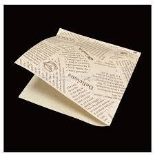 Sac en <span class=keywords><strong>papier</strong></span> <span class=keywords><strong>kraft</strong></span> ciré triangle plat imprimé de logo personnalisé pochette de 5.9x5.9 pouces pour sandwich gaufré pain Doner Sushi sucre double - Product Image 3