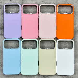 Coque de téléphone en silicone liquide couleur unie S124 antichoc magnétique de luxe pour iPhone 17 18 16 Pro Max - Product Image 6