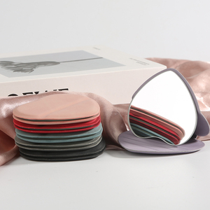 Specchietto per il Trucco a Forma di <span class=keywords><strong>Cuore</strong></span> Pieghevole Tascabile con Logo Personalizzato per Promozione Cosmetica Regalo di San Valentino - Product Image 5
