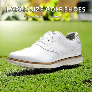 Chaussures de sport d'extérieur en cuir véritable grande taille, personnalisables, respirantes et tendance, avec crampons professionnels pour l'été - Product Image 1